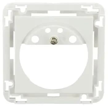 BEG Indoor180 45x45 traffic white matte central plate (38947)