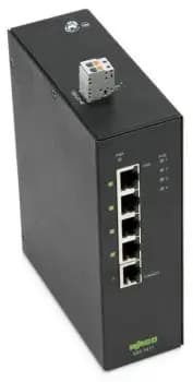 Wago 5-port Gb black Industrial-Eco-Switch (852-1411)