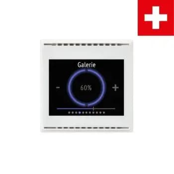 Elsner Cala Touch KNX AQS/TH 3.x CH pure white room controller (70821)