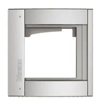 Bticino 1-module flush-mount bracket for TS SFERA Allmetal (350211W)