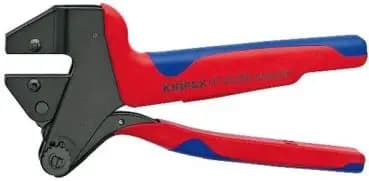 Knipex 200 mm crimp-system pliers for interchangeable crimp inserts (97 43 200 A)
