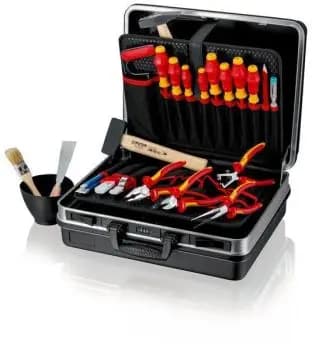 Knipex Basic Elektro 24-piece apprentice tool case (00 21 05 HL S)