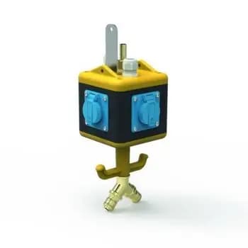 Bals solid-rubber hanging distribution unit IP44 Uni-Block (571121)