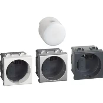 Bticino Portable Emergency 2-Module LED Light (LN4380N)