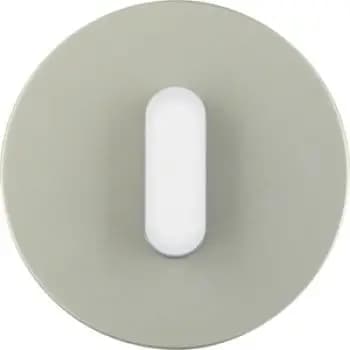 Berker 1001201400, cover plate with knob, R.Classic, stainless steel pw