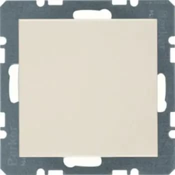 Berker 10098982, blanking cover with ZS S.1, glossy white