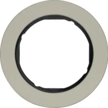 Berker 10112004, R.Classic 1-gang frame, E-steel, black