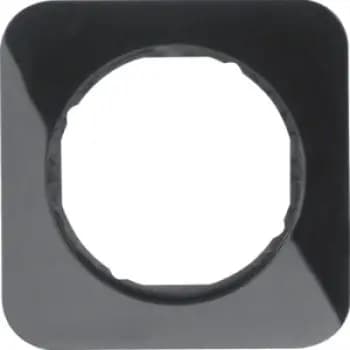 Berker 10112145, 1-gang frame R.1, glossy black