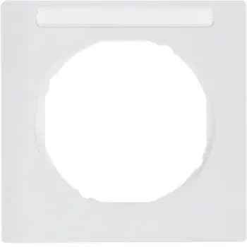 Berker 10112279, single-gang frame with BF R.3, polar white, glossy