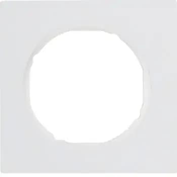 Berker 10112289, R.3 1-gang frame, polar white glossy