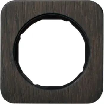 Berker 10112354, single-gang frame R.1 smoked oak black