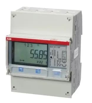 ABB B23 311-100, B23 311-100 three-phase electricity meter "Silver", 3-phase, direct connection 65 A (2CMA100168R1000)
