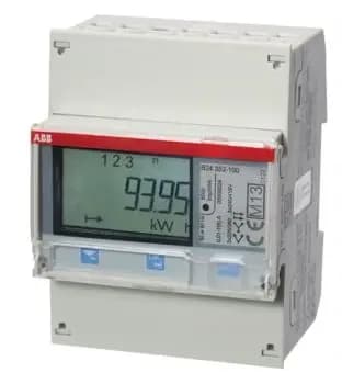 ABB B24 352-100, B24 352-100 CT meter, RS485 "Silver", 3-phase, CT connection 6 A (2CMA100183R1000)