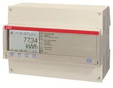 ABB A43 312-100, A43 312-100 three-phase meter, RS485 "Silver", 3-phase, direct connection 80A (2CMA170525R1000)