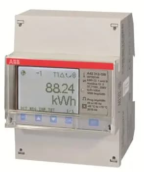 ABB A42 312-100, A42 312-100 CT meter, RS485 "Silver", 1-phase, CT connection 6 A (2CMA170512R1000)