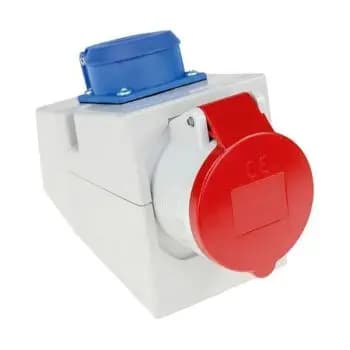 Bachmann 910.002 400V red CEE wall combination box (910.002)