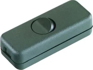 Bachmann 924.036 1-pole black/black in-line cord switch (924.036)