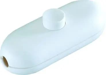 Bachmann 924.025 1-pole white/white cord intermediate switch (924.025)