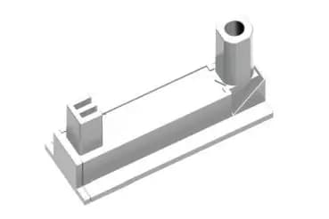 Bachmann DESK2 RAL9010 painted self-adhesive base set (918.110)