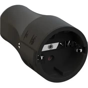 Bachmann black mounting coupling (960.103)