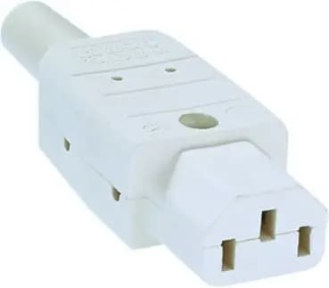 Bachmann 915.270 70-degree angled IEC appliance socket box (915.270)