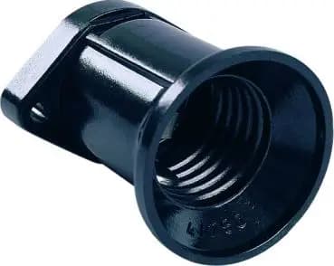 Bachmann 740.011 E27 illuminated lampholder with mounting base (740.011)