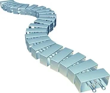 Bachmann 930.059 Cube silver cable snake (930.059)