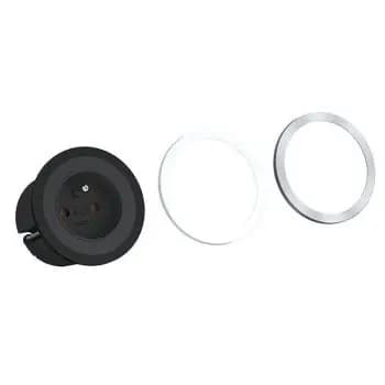 Bachmann PIX 1x CEE7/3 black 2.0 m AEH socket (926.001)