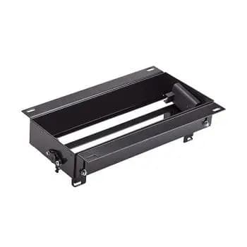 Bachmann 925.100 4-gang black flush-mount frame (925.100)