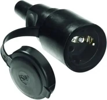 Bachmann 919.177 black solid rubber coupling (919.177)