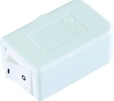 Bachmann 924.073 1-pole white/white cord switch (924.073)