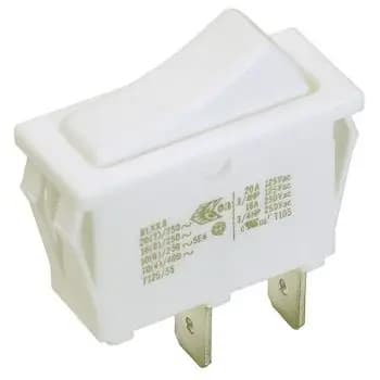 Bachmann 924.090 1-pole white/white rocker switch (924.090)