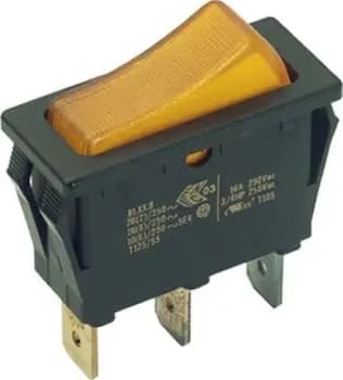 Bachmann 924.113 1-pole black/yellow rocker switch (924.113)