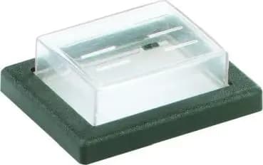 Bachmann 924.118 for 2-pole, clear/black PVC cap and frame (924.118)