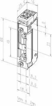 Assa 1405 RR HZ Diode Gold Finish Electric Strike (1405RR-28301E31)